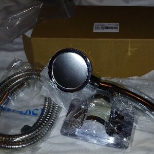 Chrome Handheld Shower Head with Hose